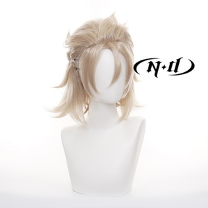 เอ็นดี อัลเบโด้ วิกผมคอสเพลย์สีน้ำตาลอ่อน ทนความร้อน ขนาดเล็ก ไม่ต้องใช้กาว ความหนาแน่น 130% พร้อมตาข่ายคลุมผมแบบโรส น้ำหนัก 360 กรัม - Product Image 3