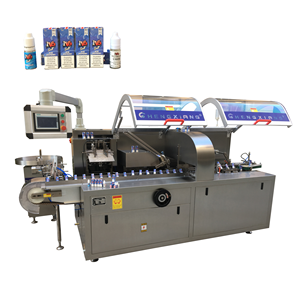 Máquina de Encajonado Automática Horizontal del Reino Unido, Equipo de Empaquetado de Cartones con Línea de Sellado con Pegamento Termofusible - Product Image 1