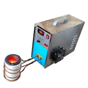 High Frequency Induction Heater Melting Furnace For Gold Silver Copper Aluminium