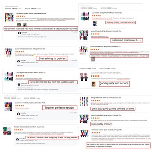 Camisetas de Entrenamiento de Fútbol Azules <span class=keywords><strong>y</strong></span> Blancas Personalizadas de Luson, Camiseta de Fútbol Sublimada con <span class=keywords><strong>Rayas</strong></span> Fabricada en Fábrica, Uniforme de Fútbol - Product Image 6