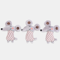 Vente en gros usine : Jouet souris en peluche mignon pour chat, avec rembourrage et herbe à chat