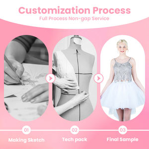 Wholesale Sparkle Party Outfit Sheer Tulle Skirt &amp; Glitter <strong>Woman</strong> <strong>Dress</strong> <strong>for</strong> Evening Wear - Product Image 2