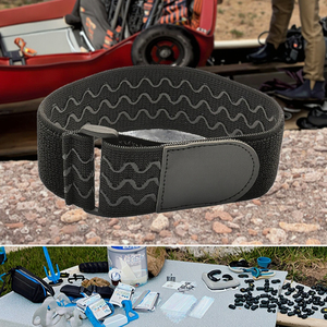 חגורת אחסון סיליקון אלסטית עם רצועת החלקה עבור חישוק ו לולאה, וו וו וסרטי לולאה - Product Image 2