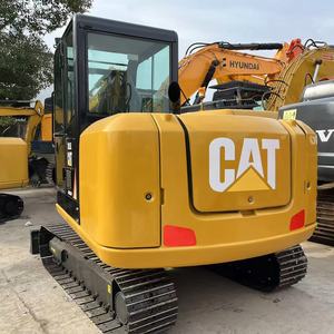 Excavatrice sur chenilles Cat 305.5E2 à vendre, bon état, mini-pelle d'occasion, d'origine Japon, avec patins en caoutchouc - Product Image 6