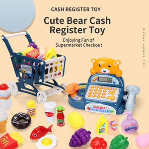 FiveStar Factory, venta al por mayor, supermercado de plástico, compras, caja registradora, juguete, juego de simulación para niños, preescolar - Product Image 3