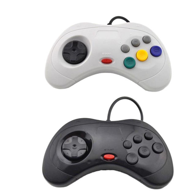 USB Wired Classic Joypad for Sega Saturn Game Gamepad for SEGA Saturn System Joystick