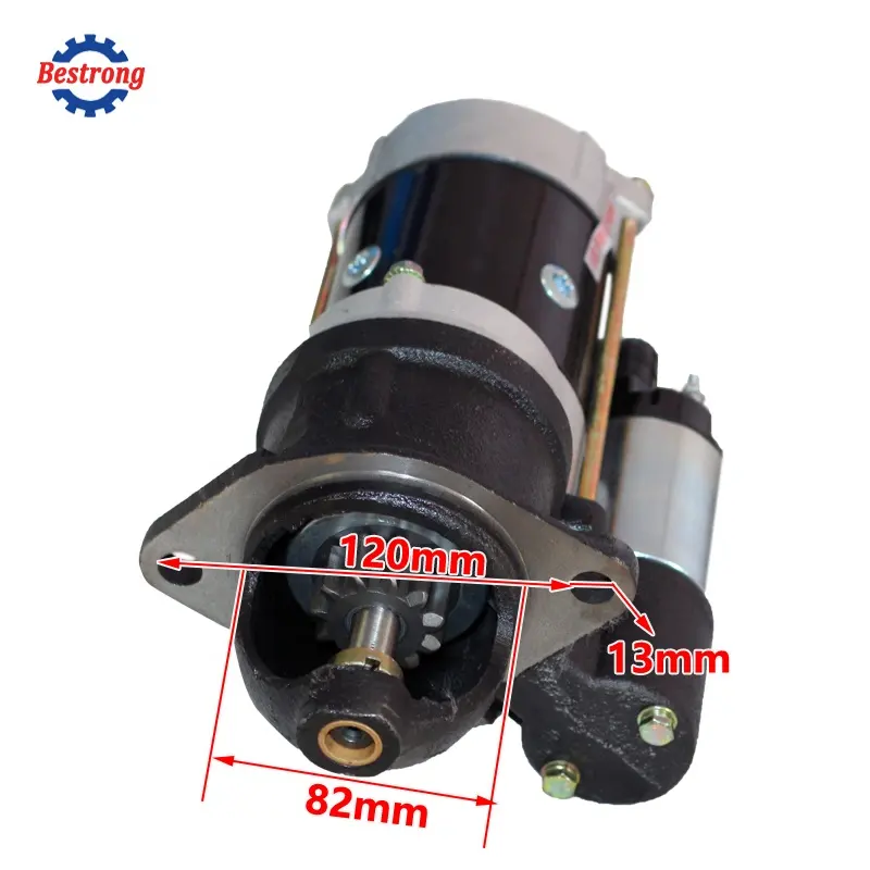 Dentes Motor de Arranque QDJ1315A 12V 4.8KW 11 Para XINCHAI 490 QC490Q C490BPG QUANCHAI Motor Diesel Trator Empilhadeira Peças De Reposição Std