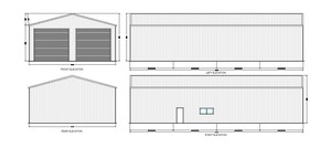 Entrepôt en structure métallique résistant aux cyclones 100 km/h, préfabriqué, logistique industrielle côtière, bâtiment métallique de stockage - Product Image 4