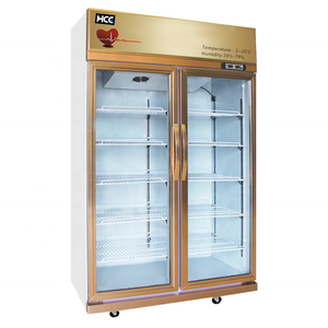 Réfrigérateur Vitré Commercial à Deux Portes, Congélateur de Supermarché Transparent à Refroidissement Ventilateur, Vitrine Réfrigérée à 2 Portes - Product Image 5