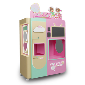 Cotton Candy <strong>Automatic</strong> Vending <strong>Machine</strong> Coin QR Code <strong>Token</strong> Credit Card Payments for Shopping Malls - Product Image 3