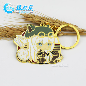 Portachiavi in Metallo Smaltato 3D Personalizzabile di Alta Qualità con Design Creativo <span class=keywords><strong>Anime</strong></span>, Prodotto in Cina - Product Image 3