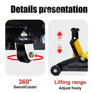 Cric a Carrello 2000KG Sollevatore Idraulico da <span class=keywords><strong>2</strong></span> Tonnellate per Auto in Acciaio per Uso Intensivo Vendita all'Ingrosso per Sollevamento Veicoli e Riparazione Auto - Product Image 3