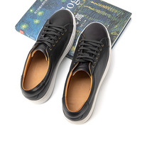 Chaussures blanches OEM pour hommes et femmes assorties simples style classique baskets blanches respirantes en cuir de vachette pour hommes style de marche coréen