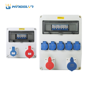 CNPNJI ekipmanları endüstriyel soket kutusu DIN ray montajı ile birden fazla endüstriyel kutu 4 yollu uzatma gücü dağıtım panosu - Product Image 3