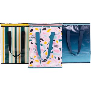 Sac isotherme réutilisable Planet E pour pique-nique et courses, avec fermeture éclair et design résistant à l'eau - Product Image 1