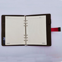 Bloc-notes wi-fi avec mot de passe, en cuir PU, pour journal intime A5/Agenda professionnel