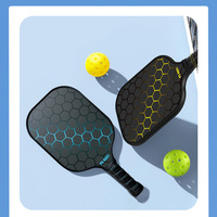 Raquette de pickleball en fibre de verre à succès, design nid d'abeille, personnalisable pour les sports de plein air, planche à kimchi