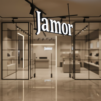 Papan Nama Dinding Stainless Steel 3D LED Backlit Kustom dengan Logo Bisnis Bercahaya dan Desain Terbuka