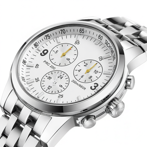 Montre mécanique automatique de sport de luxe pour homme, étanche, bracelet en acier inoxydable, lumineuse 24 heures - Product Image 1