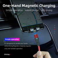 Penjualan laris pabrikan OEM 3A pengisian daya Super cepat kabel USB transmisi Data magnetik