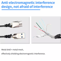 Cable de Carga y Sincronización de Datos USB 3.0 Tipo Micro B Macho para Disco Duro, Escáner, Computadora