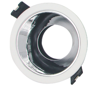 Kit de boîtier pour Spot lumineux LED encastrable et réglable, pour luminaire, nouveau Design en usine, chromé, MR16, 10 pièces