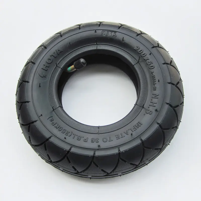 200X50 Smart Fahrzeug Elektrische Roller Reifen 8 zoll Pneumatische Gummi Reifen Roller Teile Zubehör