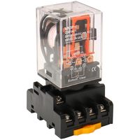 Relais électromagnétique MK2P-I MK3P-I, relais intermédiaire compact avec base, prise à 8 ou 11 broches, borne enfichable pour l'automatisation