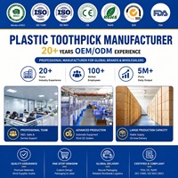 Brossettes interdentaires jetables en plastique aromatisées à la menthe pour le nettoyage buccal, personnalisables en gros