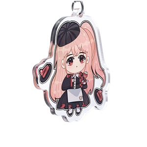 Wholesale Personalized Acrylic Keyring Factory Made Custom Anime Acrylic Keychain Cute Promotion Acrylic Plastic Keychain Blank