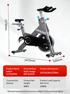Bicicleta <span class=keywords><strong>de</strong></span> <span class=keywords><strong>Spinning</strong></span> <span class=keywords><strong>de</strong></span> Alta <span class=keywords><strong>Resistencia</strong></span> en Oferta, para Uso Comercial y Doméstico, con Estructura <span class=keywords><strong>de</strong></span> Acero Resistente, Equipo <span class=keywords><strong>de</strong></span> Ejercicio Cardiovascular para Interiores - Product Image 3