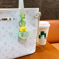 Creative nouveau sac à dos clé pendentif cadeaux mignon veilleuse amour ours porte-clés en gros