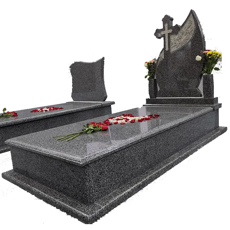 묘석 루마니아 묘석 묘지 크로스 디자인 기념 묘비 granit monumente funerar