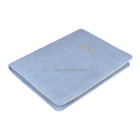 Carpeta de Presentación de Cuero PU Genuino Marca TSH, con Logotipo Personalizado, Tamaño A4, Modelo TSH-L004A4Z para Uso Escolar
