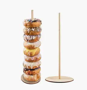 Donut Regal Party Dekoration Donut Wandre gal Holz Dessert Kuchen Display Regal