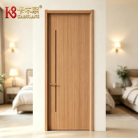 Portes intérieures modernes en bois composite sur mesure, isolation acoustique, construction durable, pour salle à manger, salle de bain, appartement, chambre