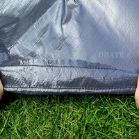 Couverture de piscine Double face argentée imperméable et personnalisée de haute qualité pour piscines hors sol et piscines enterrées