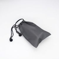 Pochette à lunettes portable anti-poussière, sac à lunettes de soleil, sac à cordon personnalisé 10x20CM