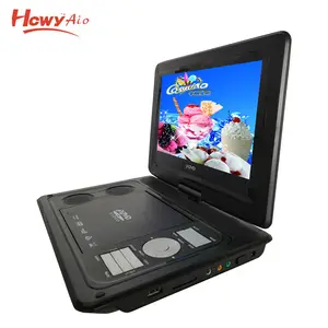 נגן DVD 7 אינץ' 9 אינץ' 10 אינץ' USB SD FM סוללת משחק טלוויזיה נגן DVD נייד