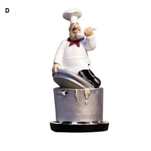Ustom-Estatuillas de <span class=keywords><strong>chef</strong></span> creativas, figurillas modernas - Product Image 6