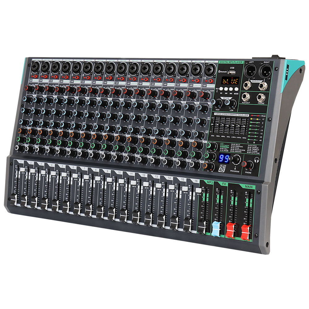 Mezclador De Audio DX800 De 8 Canales – Ultrabajo Ruido, Alimentación DC5V Por USB-C, Fácil Operación