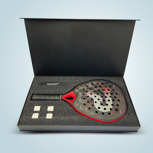 Caja de Regalo Magnética de Cartón Rígido Personalizada para Raqueta de Pádel, con <span class=keywords><strong>Bandeja</strong></span> de Espuma Negra, MOQ Bajo, Venta al Por Mayor PatsSport 2025 - Product Image 1