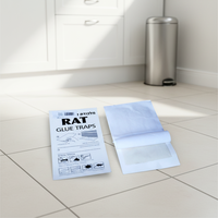 Piège à souris pliable à l'odeur d'arachide, plaque collante pour souris, adhésif puissant, piège collant pour rats
