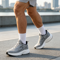 Chaussures de course légères et amortissantes pour hommes, baskets de sport antidérapantes, personnalisation du logo pour l'entraînement en extérieur