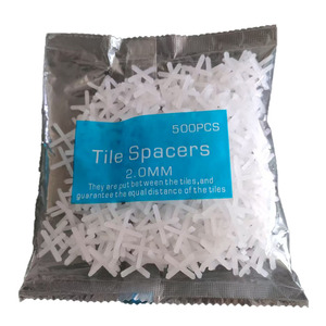 近代的なデザインのプラスチックタイルスペーサーPVC/PE 1.0mm 2.0mm 3.0mmレベリングクリップ十分な在庫があります - Product Image 1