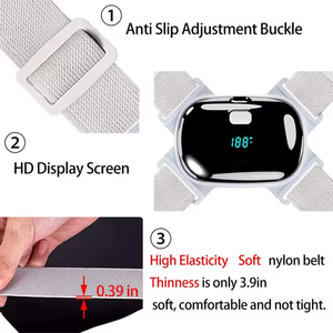 Correcteur de posture intelligent à induction avec rappel par vibration, affichage numérique, réglable, pour adultes et enfants - Product Image 3