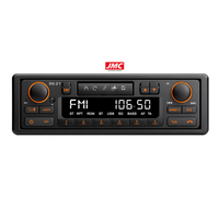 JMC Klassisches Autoradio 1 DIN AM/FM Radio FM-Transmitter Schnelles Laden MP3-Player USB/AUX-Anschlüsse Eingebauter Lautsprecher Hi-Res Sound