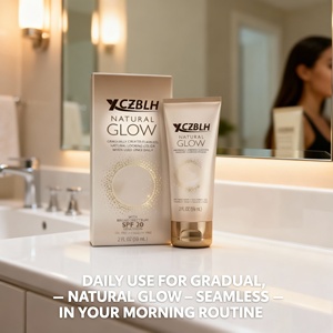 OEM ODM Loción corporal autobronceadora reafirmante resplandor natural Hidratante de bronceado sin sol <span class=keywords><strong>para</strong></span> <span class=keywords><strong>protector</strong></span> <span class=keywords><strong>solar</strong></span> de tono de piel medio justo - Product Image 3