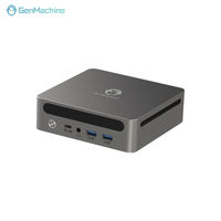 Mini Computadora para Juegos GenMachine Intel Core Ultra 7 155H, 16 Núcleos, DDR5, SSD, Mini PC, LAN Dual de 2.5G, 4 Pantallas, USB4, para Negocios