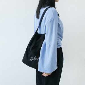 Bolso de compras de lona para mujer, bandolera de gran capacidad con bolsillos - Product Image 6